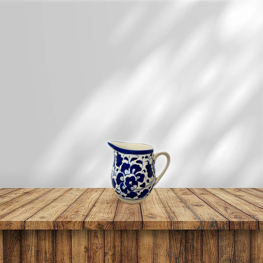 Classic Blue Pottery Handcrafted Ceramic Tea Set